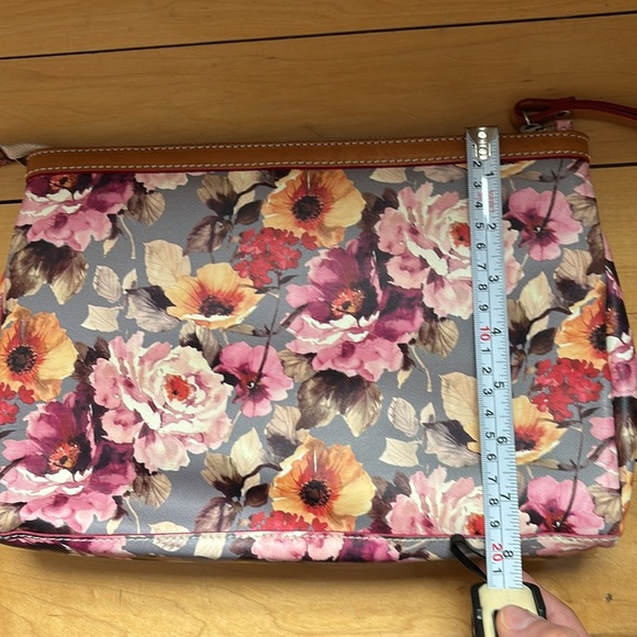 Cavalcanti leather Floral Handbag made in Italy - Picture 5 of 5